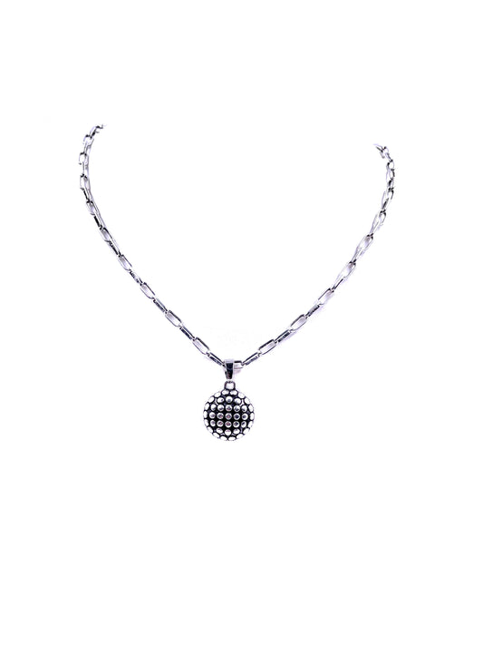 Western Round Dot Bubble Necklace