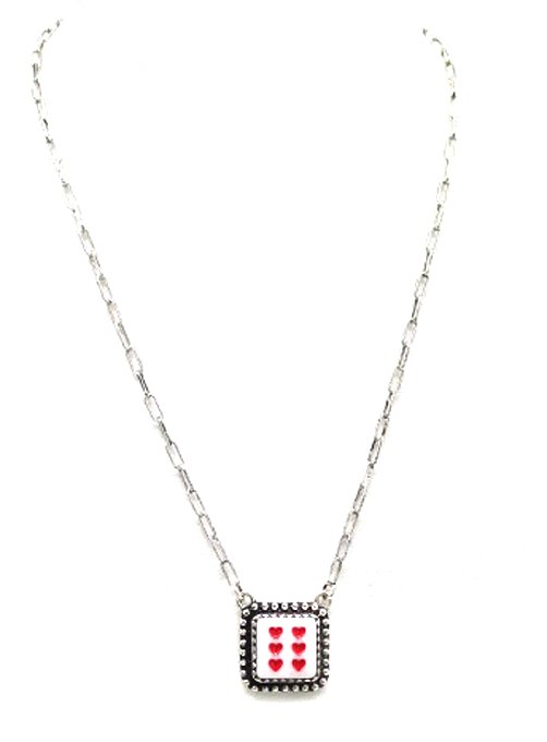 Heart Dice Necklace