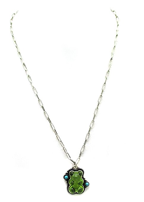 Gummy Bear Turquoise Stone Necklace