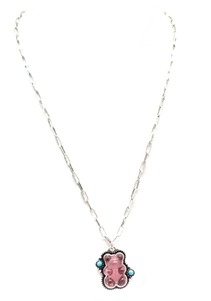 Gummy Bear Turquoise Stone Necklace