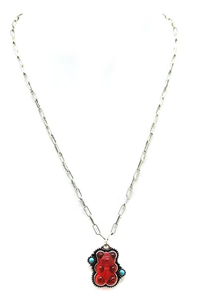 Gummy Bear Turquoise Stone Necklace
