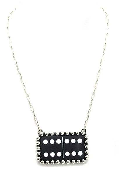 Black Domino Necklace