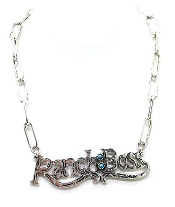 Western Ranch Boss Necklace
