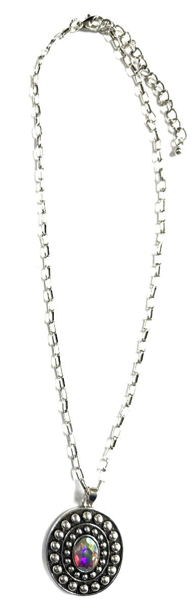 Western Oval Concho Necklace