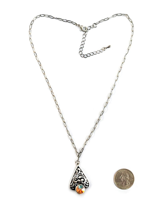 Western Etched Necklace
