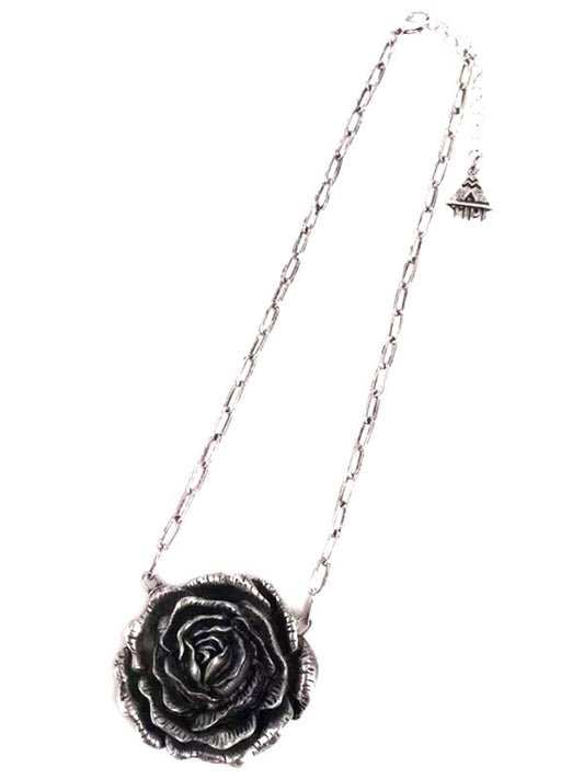 Western 3D Rose Necklace