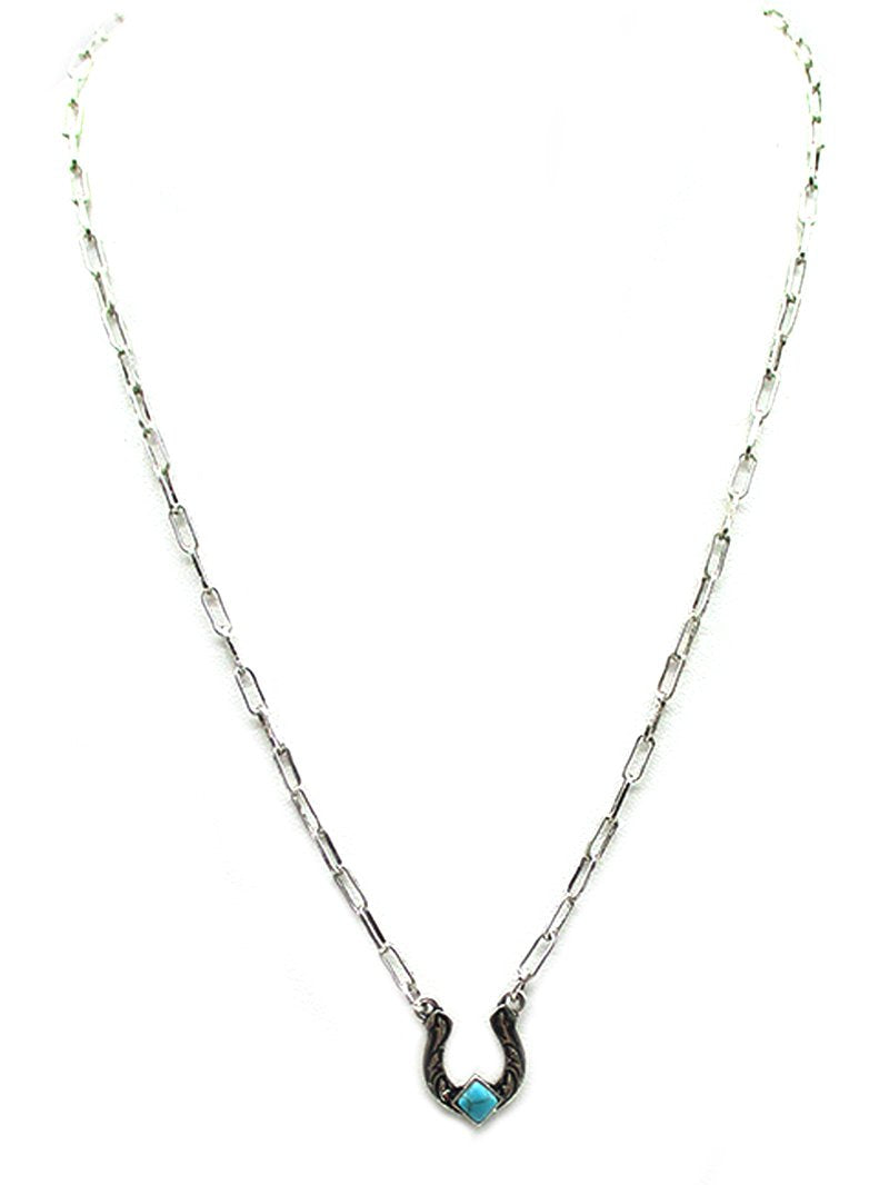 Western Horseshoe Necklace