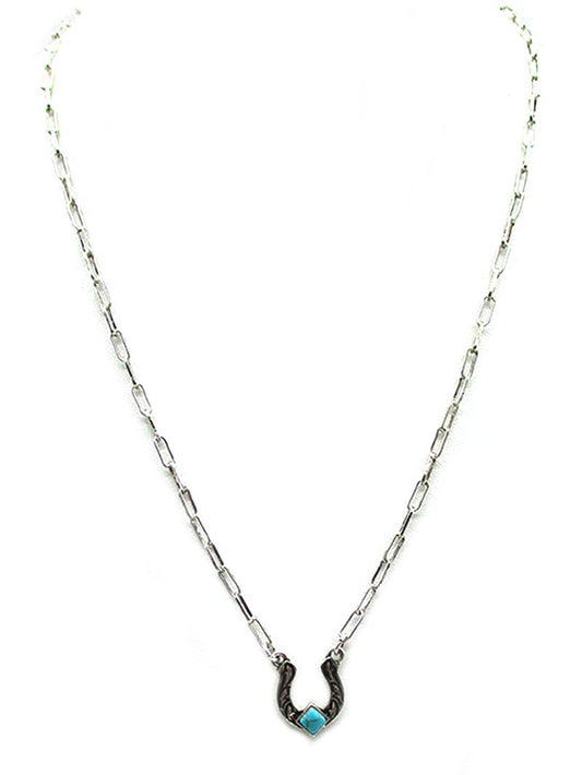 Western Horseshoe Necklace