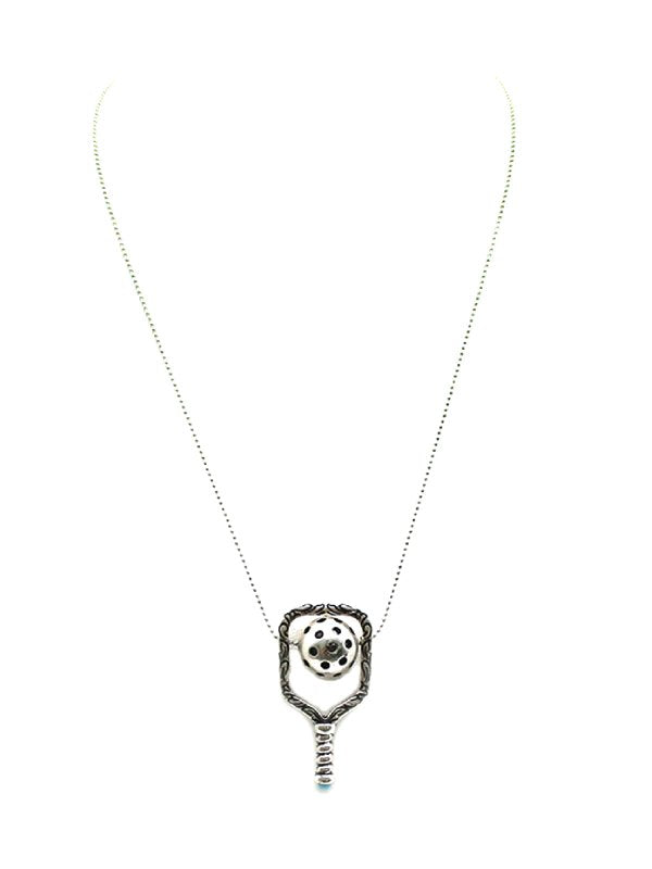 Pickleball Paddle Pendant Necklace