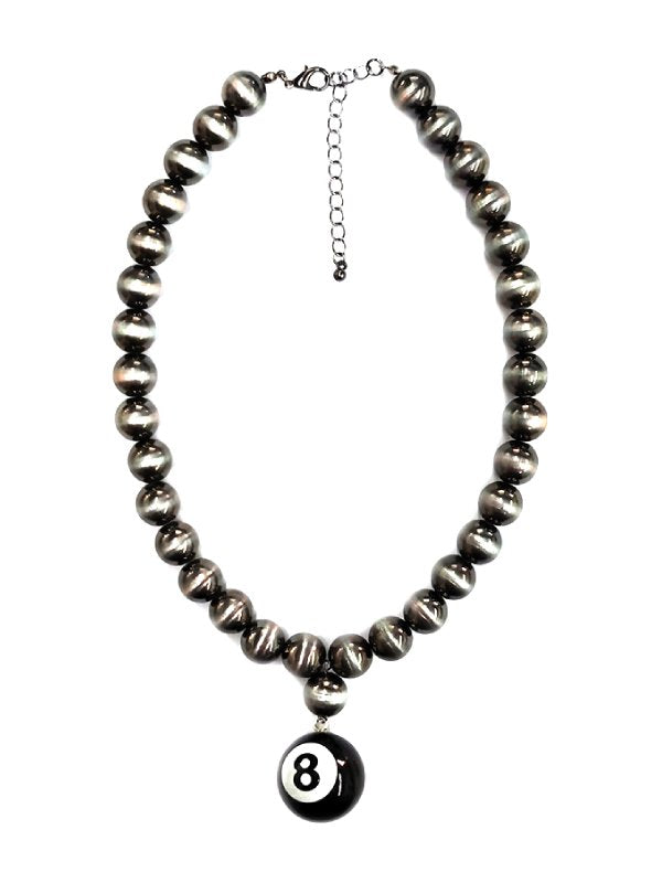 8 Ball Navajo Pearl Necklace
