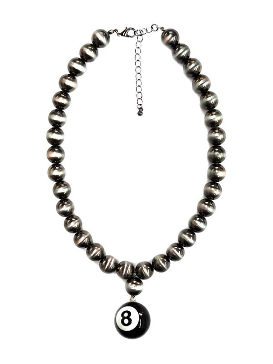 8 Ball Navajo Pearl Necklace
