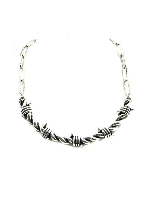 Western Barbed Wire Necklace