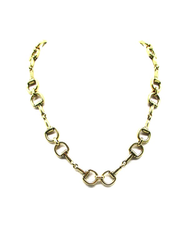 Western Snaffle Bit Multi Linked Necklace