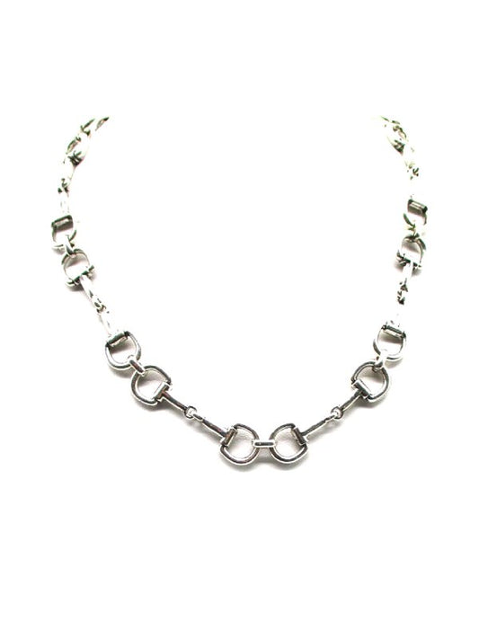 Western Snaffle Bit Multi Linked Necklace