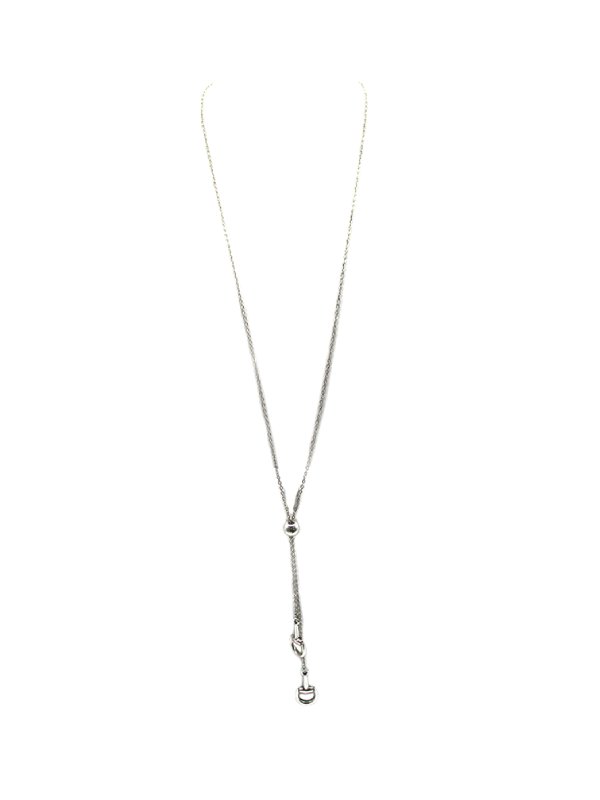 Western Snaffle Bit Bolo Necklace