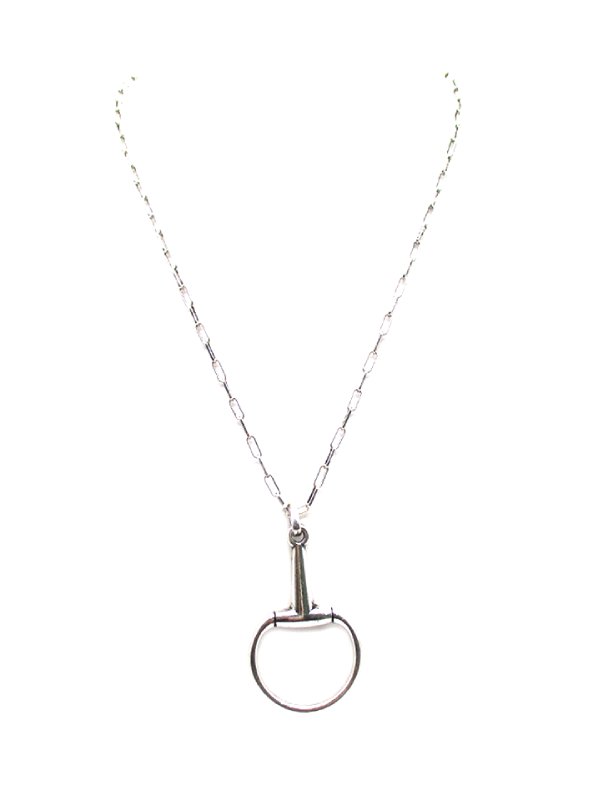 Western Snaffle Bit Pendant Necklace