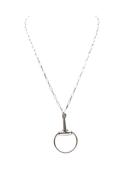 Western Snaffle Bit Pendant Necklace