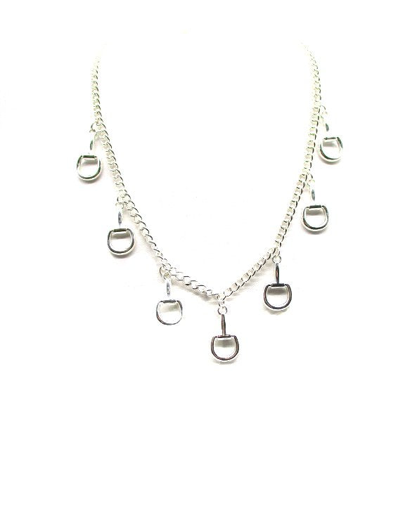 Western Snaffle Bit Charm Necklace