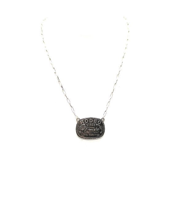 Western Rodeo Vibes Pendant Necklace
