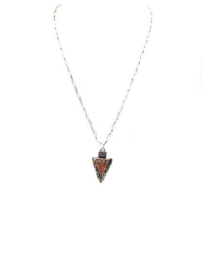 Western Arrow Head Initial Pendant Necklace