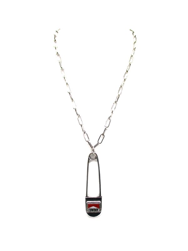Western Cowboy Killer Pin Drop Pendant Necklace
