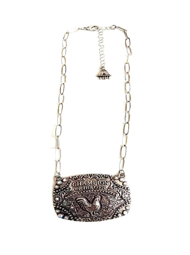 Western Champ Of Coop Pendant Necklace