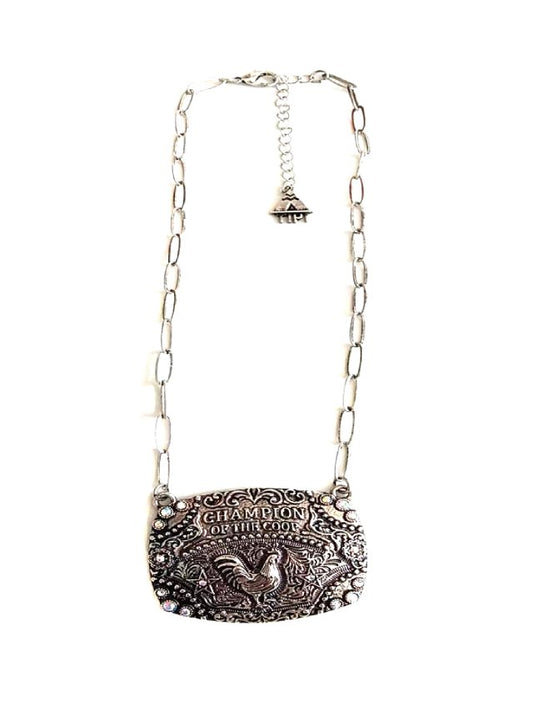 Western Champ Of Coop Pendant Necklace