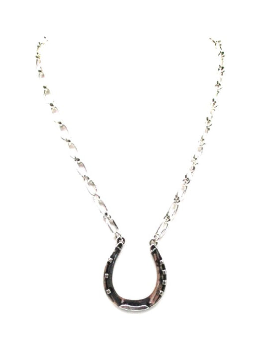 Western Horseshoe Pendant Necklace