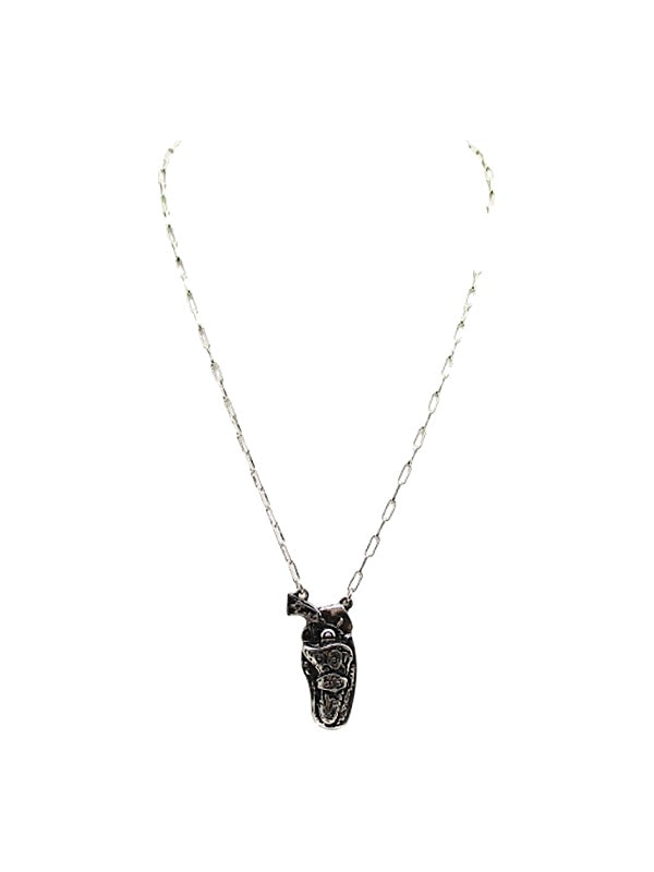 Western Revolver Necklace