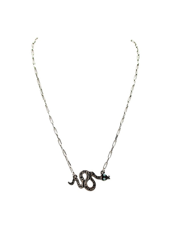 Western Snake Turquoise Necklace