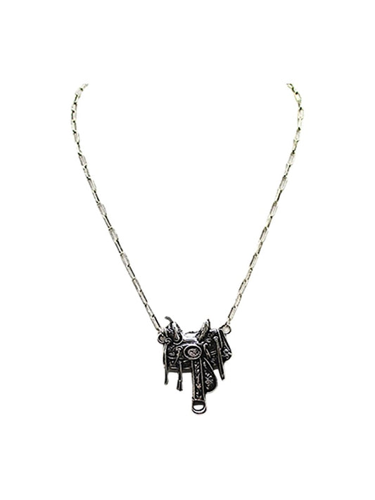 Western Saddle Necklace