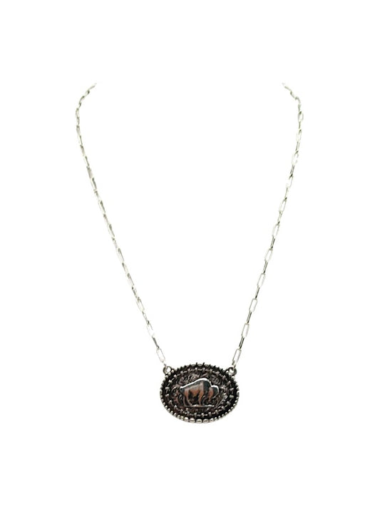 Western Buffalo Necklace