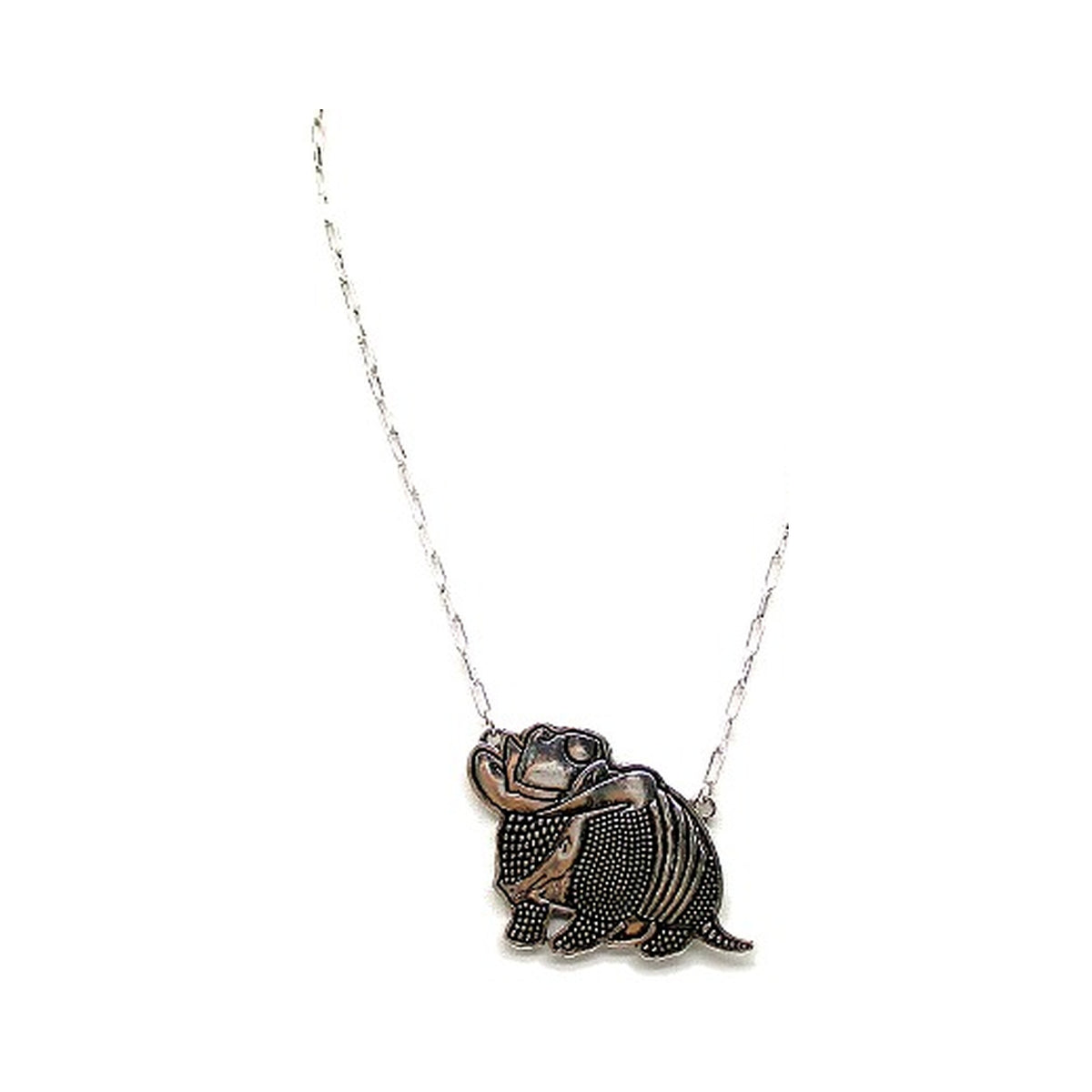 Western Hat Armadillo Necklace