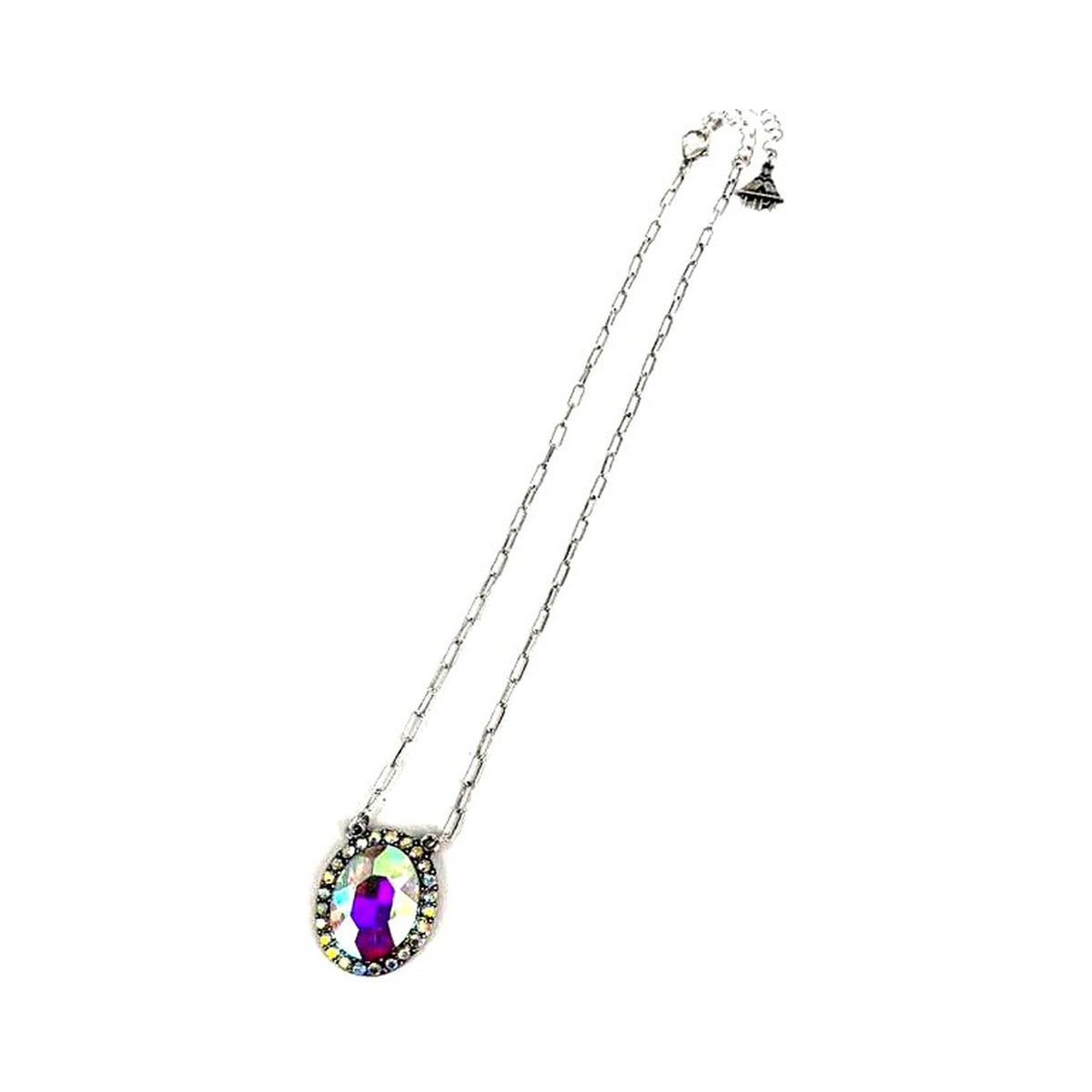 Western Crystal Oval Necklace