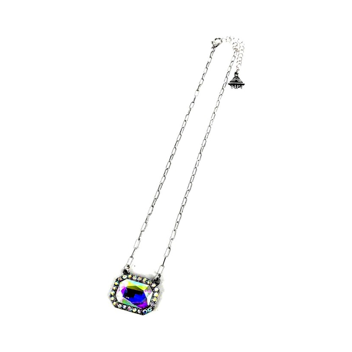 Western Octagon Heart Necklace