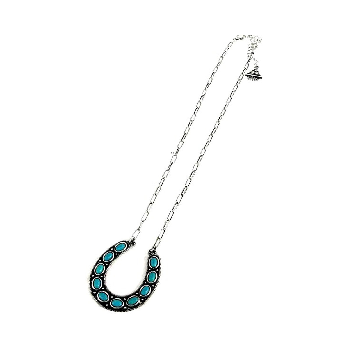 Western Horseshoe Turquoise Necklace (SN1053)