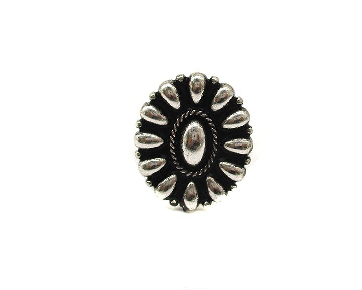 Western Bubble Concho Cuff Ring