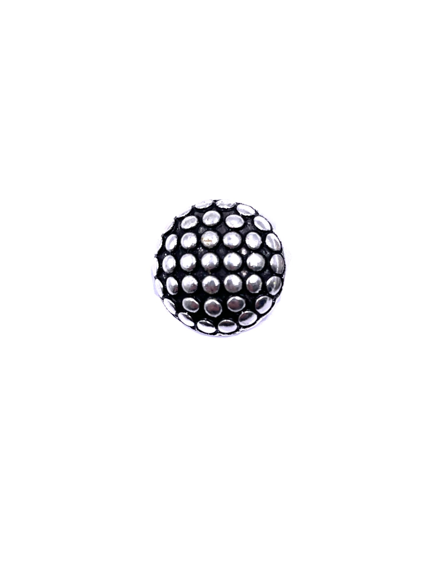 Western Round Ball Bubble Cuff Ring