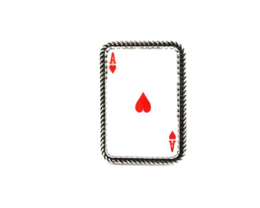 Heart Ace Cuff Ring