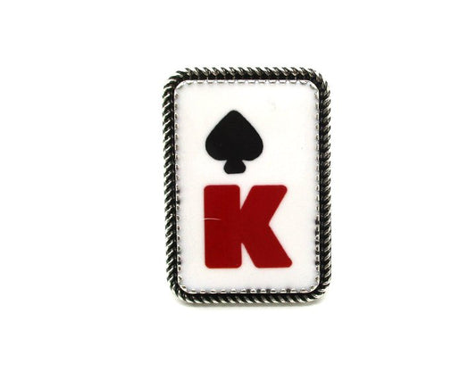 Spade K Cuff Ring
