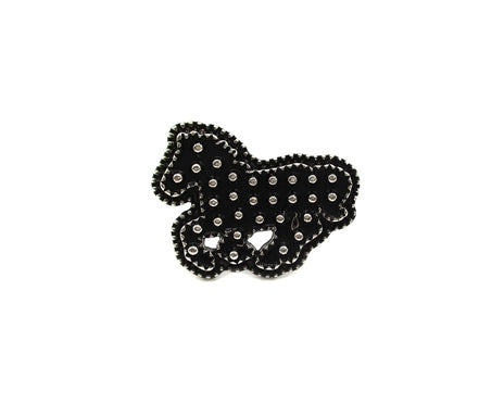 Western Dot Bubble Horse Cuff Ring