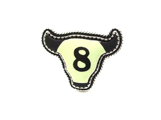 Western 8 Ball Steerhead Cuff Ring