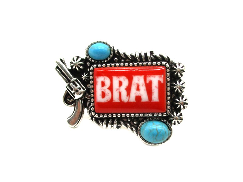 Western Brat Turquoise Cuff Ring