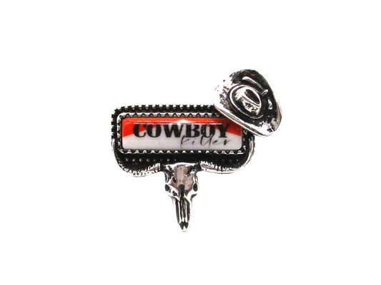 Western Steerhead Cowboy Killer Cuff Ring
