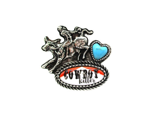 Western Cowboy Killer Horse Riding Cuff Ring