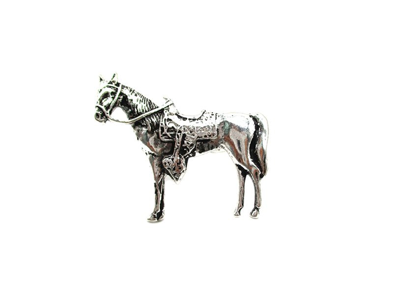 Western Metal Horse Cuff Ring