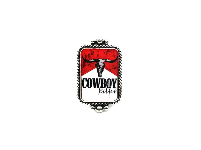 Western Cowboy Killer Cuff Ring
