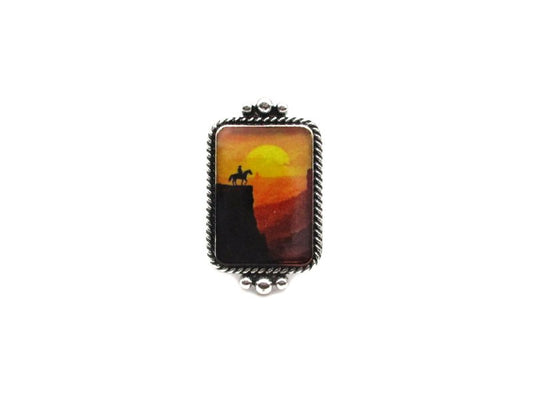Western Sunset Cuff Ring