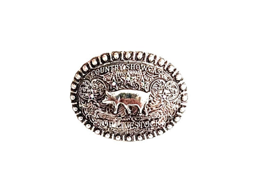 Western Country Livestock Cuff Ring