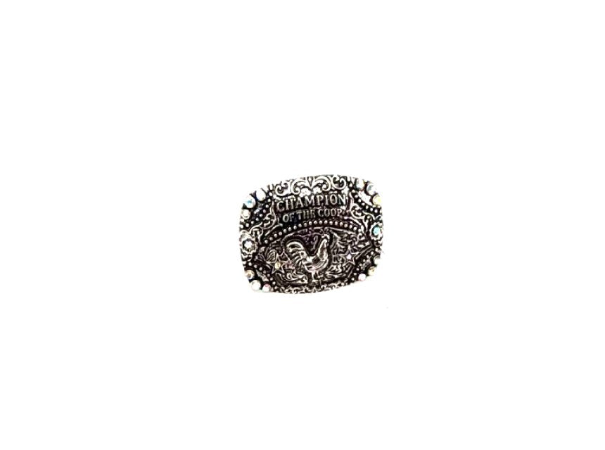 Western Champ Of Coop Cuff Ring